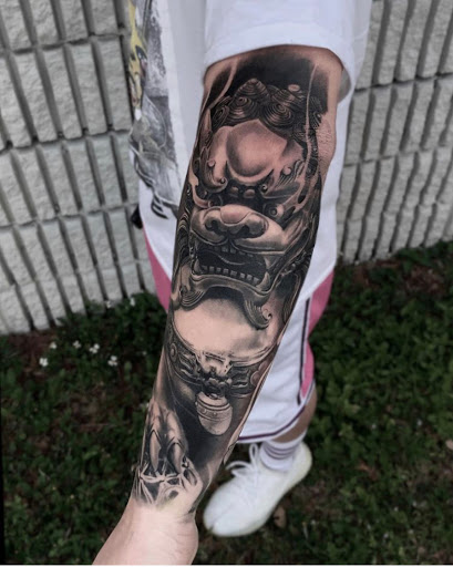 Explore mens side tattoo ideas, creative tattoo ideas in Hollywood, available at Sacred Eye Tattoos