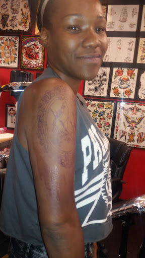 Explore tattoo ideas for arms and shoulders, creative tattoo ideas in Philadelphia, available at Kadillac Tattoo