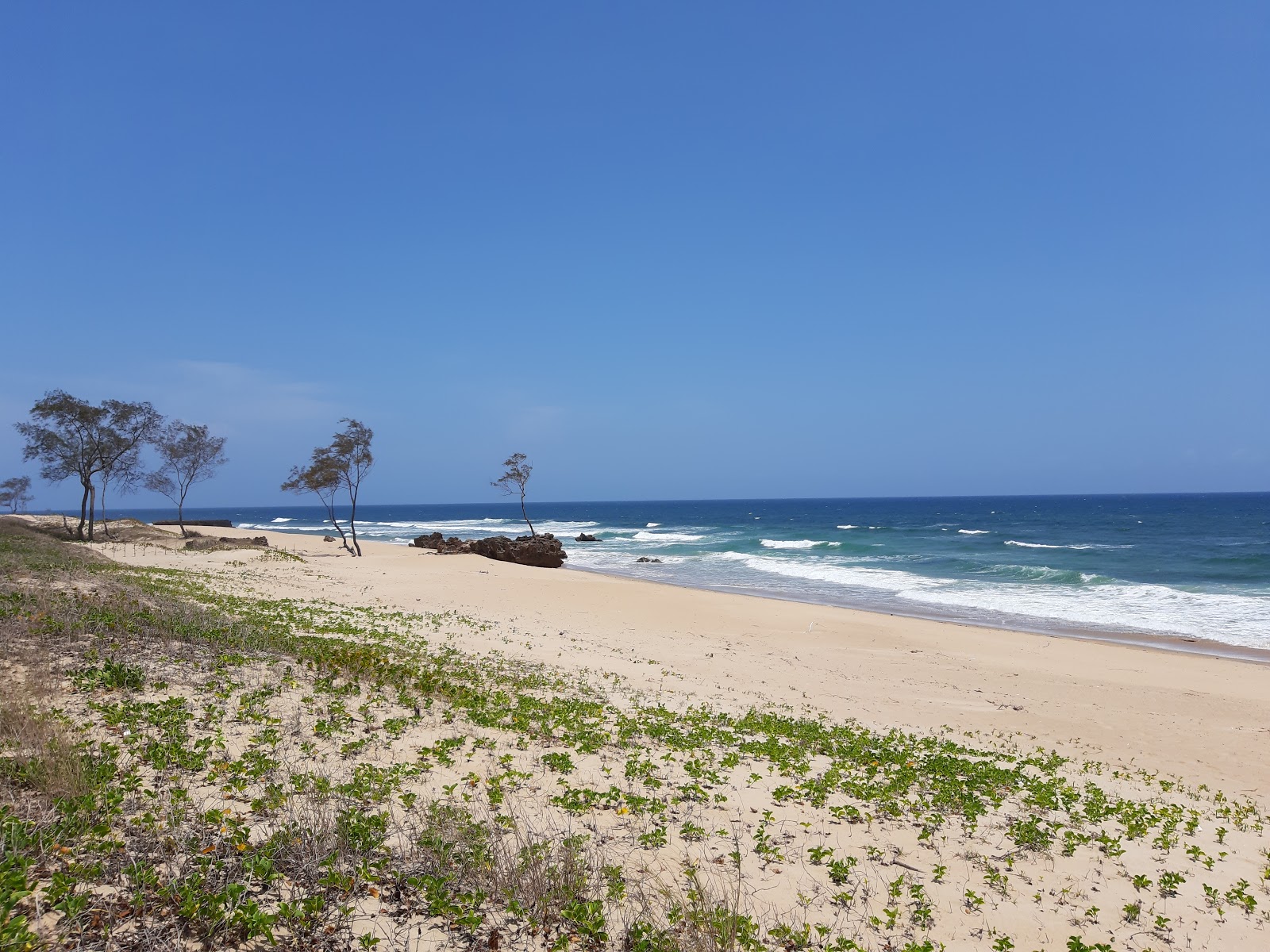 Foto de Diamonds Mequfi Resort Beach com linha costeira longa e reta