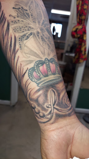 Explore outdoorsman tattoo ideas, creative tattoo ideas in Odessa, available at Little Dragon Tattoos Studio