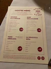 Menu du AQUILA ROSSA à Borgo San Giacomo