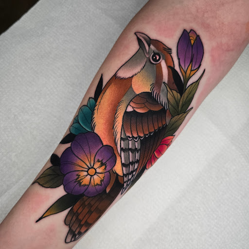 Explore tribal cross tattoo ideas, creative tattoo ideas in West Jefferson, available at Black Dagger Tattoo Collective