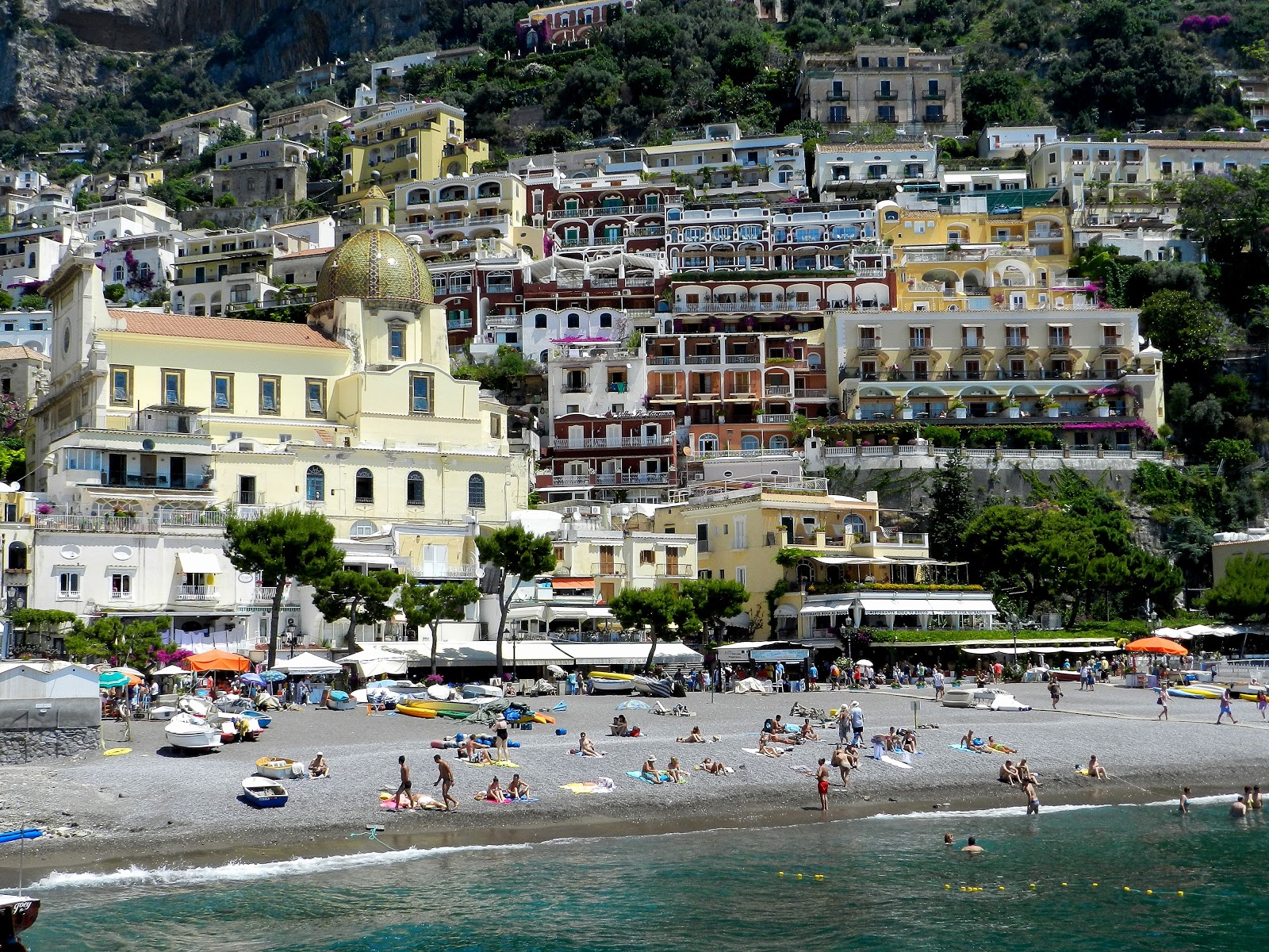 Positano Plajı'in fotoğrafı ve güzel manzarası