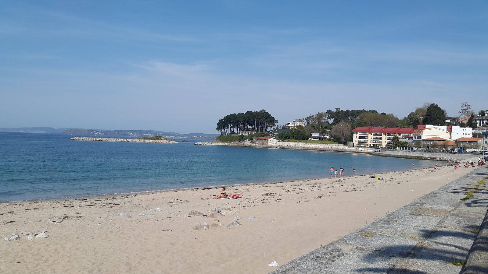 Foto van St.Cristina Beach met blauw puur water oppervlakte