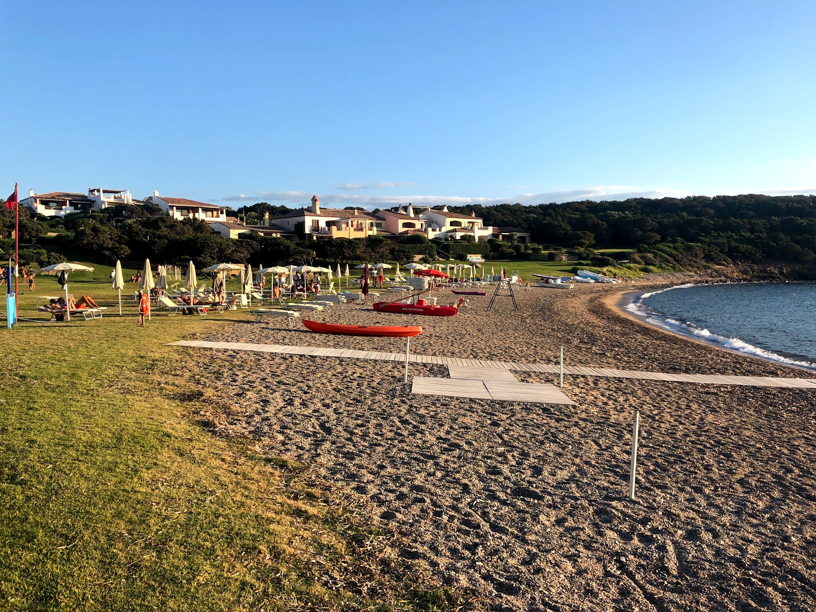 Spiaggia Cala del Faro'in fotoğrafı biraz temiz temizlik seviyesi ile
