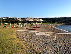 Spiaggia Cala del Faro'in fotoğrafı biraz temiz temizlik seviyesi ile