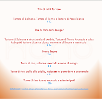 Carte du Hono - Cuisine Concept à Rome