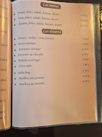 ariana restaurant tabac à Pau menu