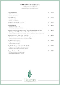 Carte du Il Trovatore Ristorante à Parma