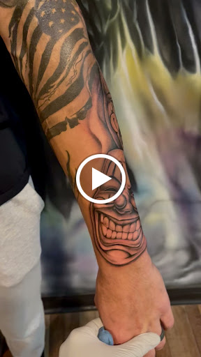 Explore ninja turtle tattoo ideas, creative tattoo ideas in Clarksville, available at Dark Raine Tattoo