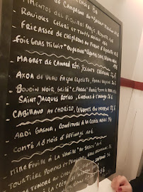 Restaurant basque Au Bascou à Paris (le menu)