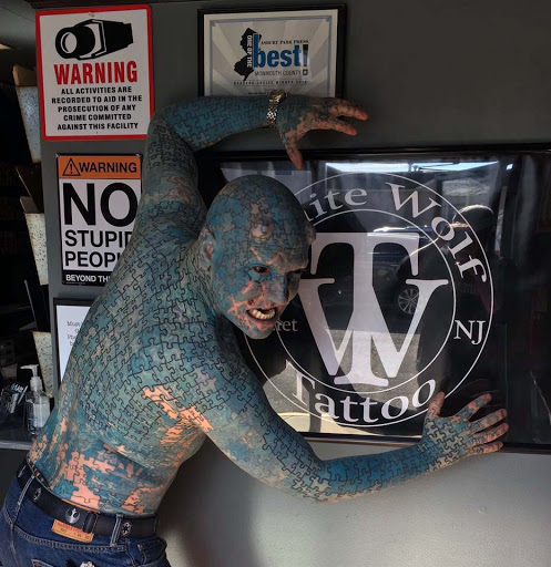 Tattoo Shop «White Wolf Tattoo», reviews and photos, 2889 NJ-35, Hazlet, NJ 07730, USA