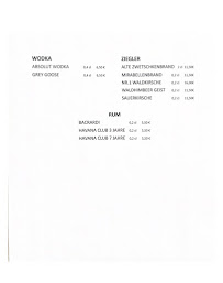 Dorfkrug Volksdorf à Hamburg menu