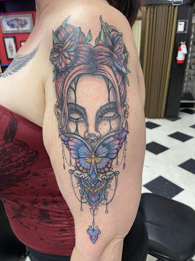 Explore ideas for elbow tattoos, creative tattoo ideas in Waynesboro, available at Extreme Expressions