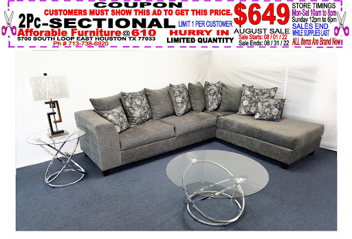 Furniture Store «Affordable Furniture 610», reviews and photos, 5700 South Loop E F, Houston, TX 77033, USA