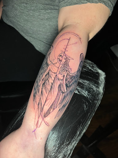 Explore tattoo ideas under arm, creative tattoo ideas in Roanoke, available at Saint Cecilias Art Studio