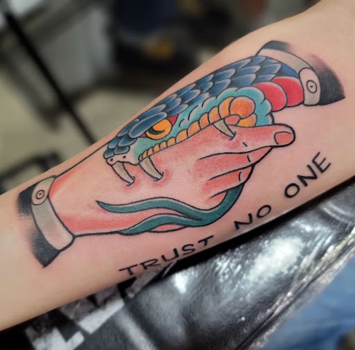 Explore r.i.p tattoo ideas, creative tattoo ideas in Ambler, available at Tattoo GalaxyAmbler Piercing & Custom Tattoos