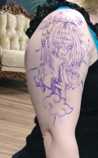 Explore indian chief tattoo ideas, creative tattoo ideas in Watford City, available at The Ink Well Tattoo & Body Piercing