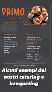 Bar centrale - Primo Food à Policoro carte