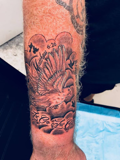 Explore rick and morty tattoo ideas, creative tattoo ideas in Flint, available at Southern Outlaw Tattoo