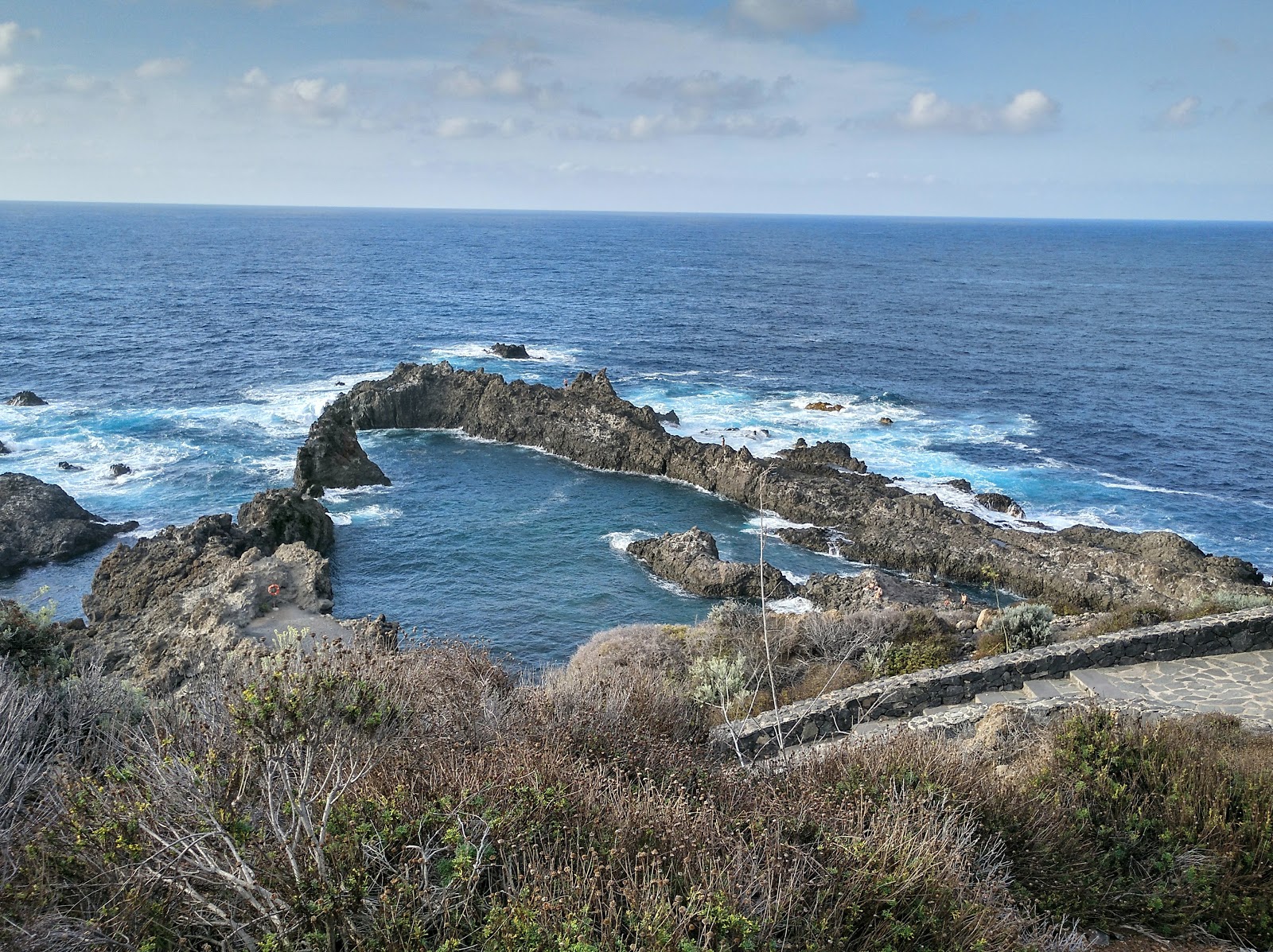 Foto de Charco del Viento localizado em área natural