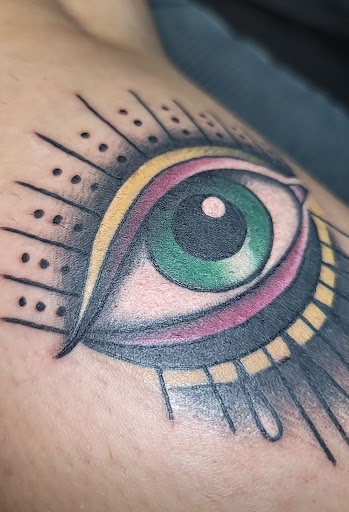 Explore attack on titan tattoo ideas, creative tattoo ideas in Lawrenceburg, available at Yellow Rose Tattoo