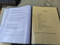 Carte du Ristorante Etruria à Volterra