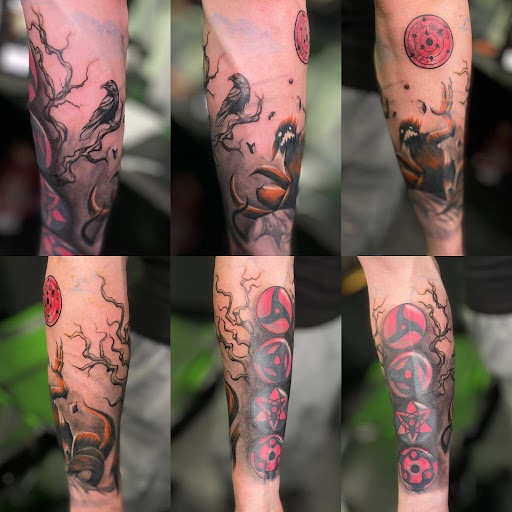 Explore dog memorial tattoo ideas, creative tattoo ideas in Peoria, available at Modern Ink Tattoo