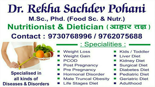 Dr.Rekha Sachdev Pohani(Dietician & Nutritionist)