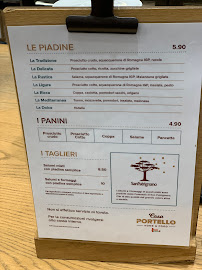 Menu / carte de Casa Portello à Milan