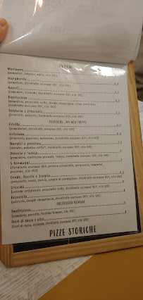 Pizzeria da Antonio à Rome menu