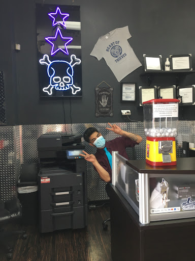 Explore red cardinal tattoo ideas, creative tattoo ideas in Las Vegas, available at Heart Of Thieves Tattoo