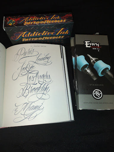 Explore lightsaber tattoo ideas, creative tattoo ideas in Albuquerque, available at Por Vida Tattoo