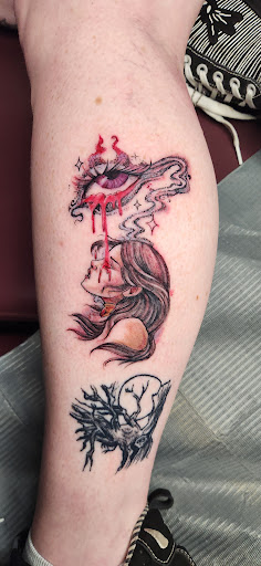 Explore cookie monster tattoo ideas, creative tattoo ideas in Augusta, available at Mr. Tattoo