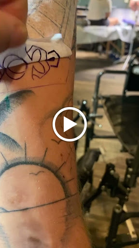 Explore mens side tattoo ideas, creative tattoo ideas in Kissimmee, available at Fallen Sparrow Tattoo Co