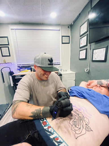 Explore hip tattoo cover up ideas, creative tattoo ideas in Hinesville, available at House of Ink Tattoos