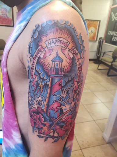 Find bat tattoo idea for your next unique tattoo in Owensboro at Lady Luck Tattoo and Body Piercing