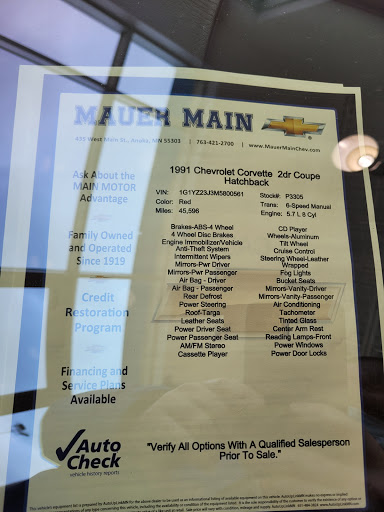 Chevrolet Dealer «Main Motor Chevrolet», reviews and photos, 435 W Main St, Anoka, MN 55303, USA