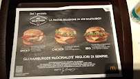 Restauration rapide McDonald's à Milan - menu / carte