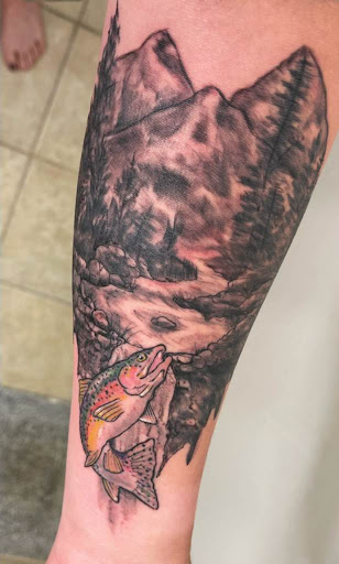 Explore tattoo ideas for men neck, creative tattoo ideas in Evans Mills, available at Studio No.8 Body Art Gallery