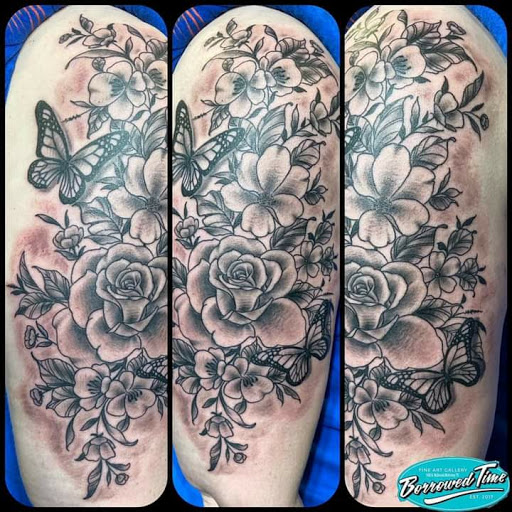 Explore tattoo idea generator, creative tattoo ideas in Mckinney, available at Borrowed Time Fine Art Gallery Tattoo Shop