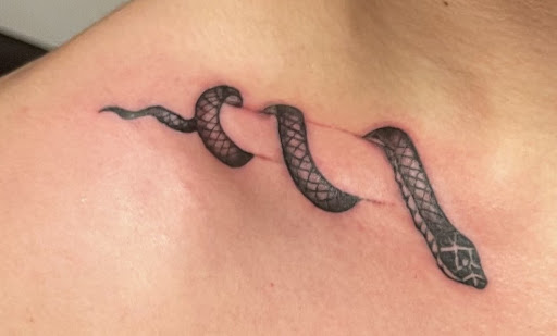 Explore flower tattoo ideas arm, creative tattoo ideas in Mastic, available at Infinity Tattoo