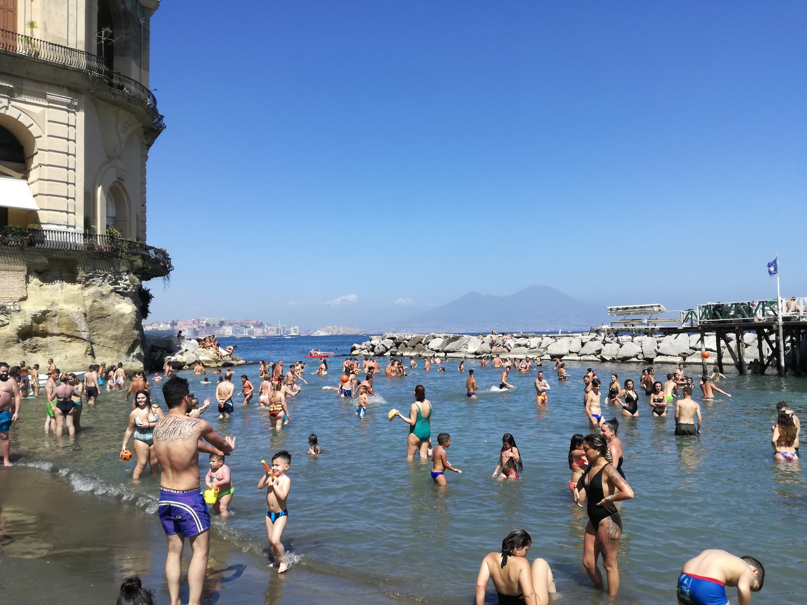 Foto af Spiaggia delle Monache med medium niveau af renlighed