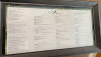 Menu / carte de Brasserie des Artistes à Giverny