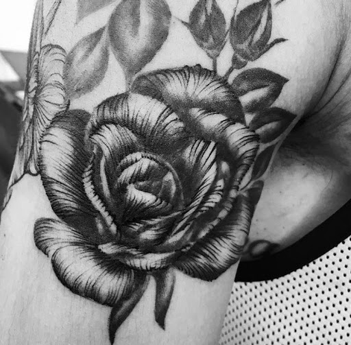 Explore labyrinth tattoo ideas, creative tattoo ideas in San Diego, available at Sideshow Tattoo and Piercing