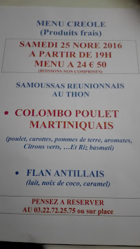 Restaurant français Au Resto d'Isa à Amiens - menu / carte