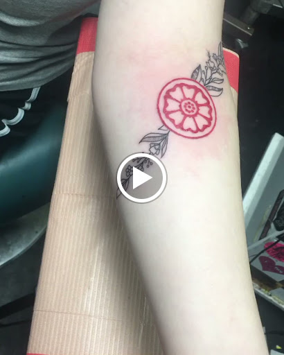 Explore sea shell tattoo ideas, creative tattoo ideas in Monticello, available at 850 Tattoo Co.