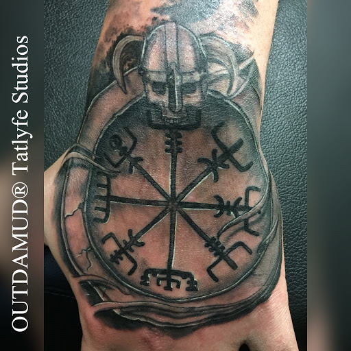 Explore floral sleeve tattoo ideas, creative tattoo ideas in Savannah, available at Tatlyfe Studios