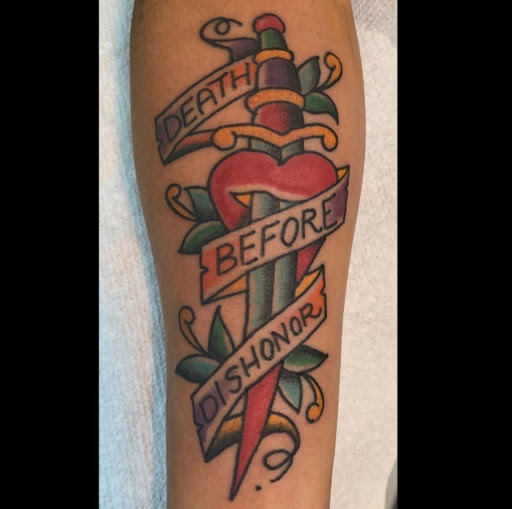 Explore front thigh tattoo ideas for women, creative tattoo ideas in Miami, available at Tattoos by Lou Miami - North Miami