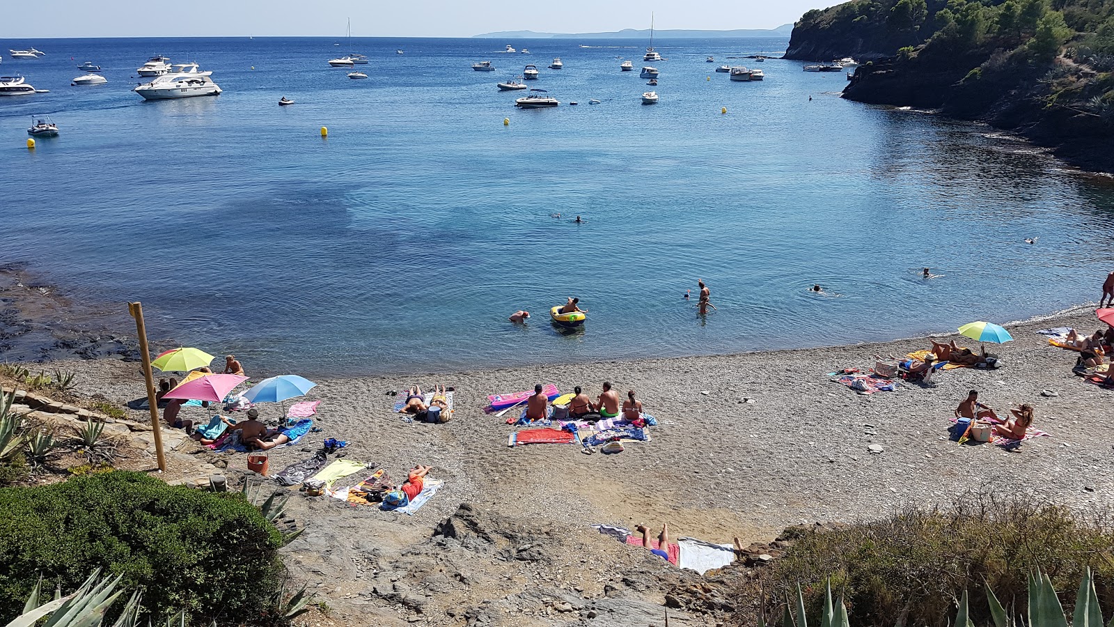 Photo de Cala Calitjas avec un niveau de propreté de assez propre